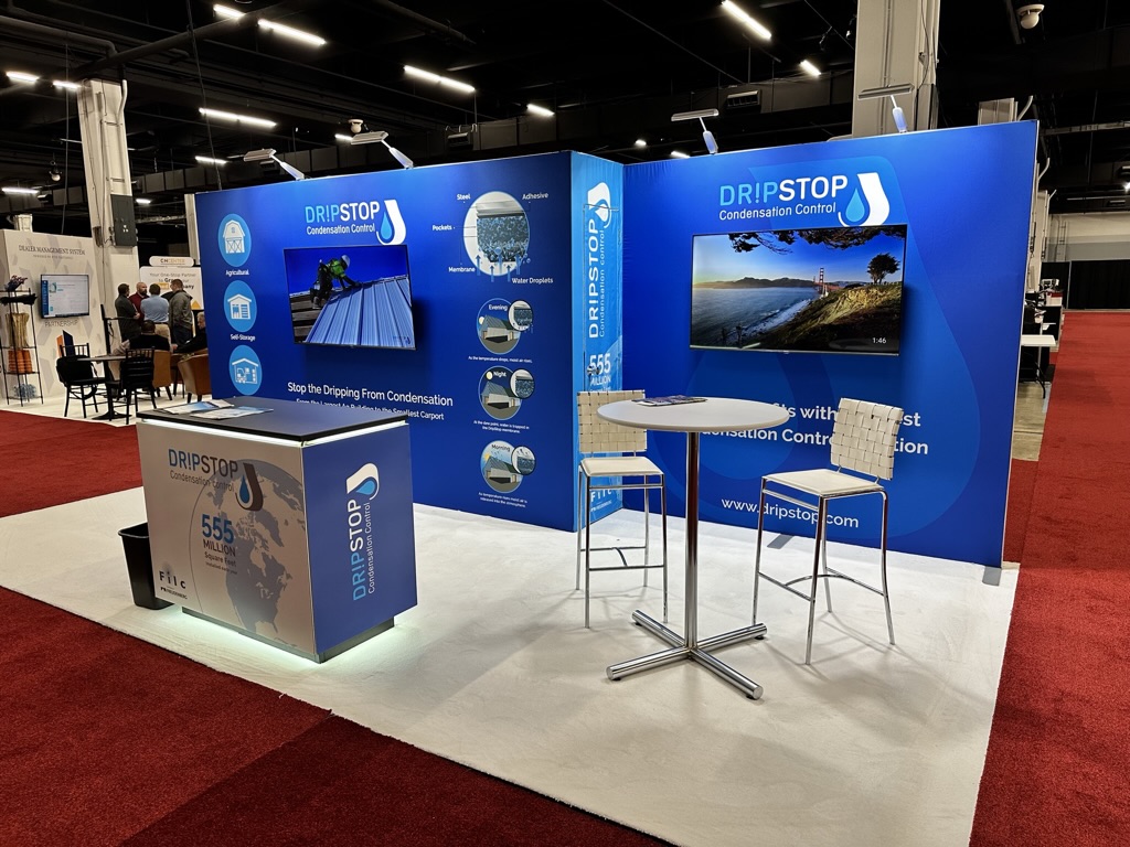 Image of a tradeshow booth